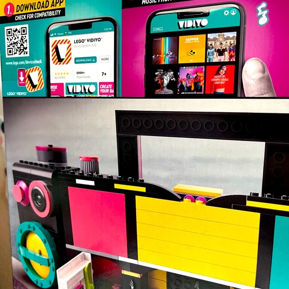 LEGO VIDIYO Music Video Maker - The Boombox 43115 NEW 996 Piece Building Set - Picture 7 of 7